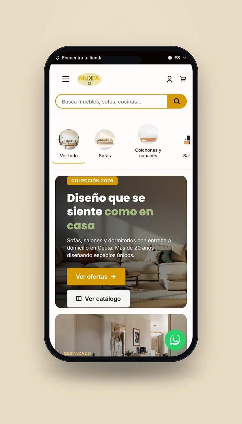 Mukea — Tienda online de muebles